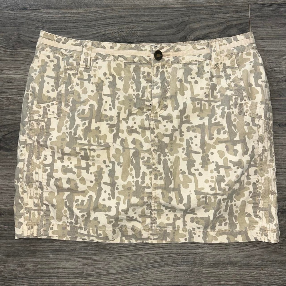 Y2K Camo Mini Skirt